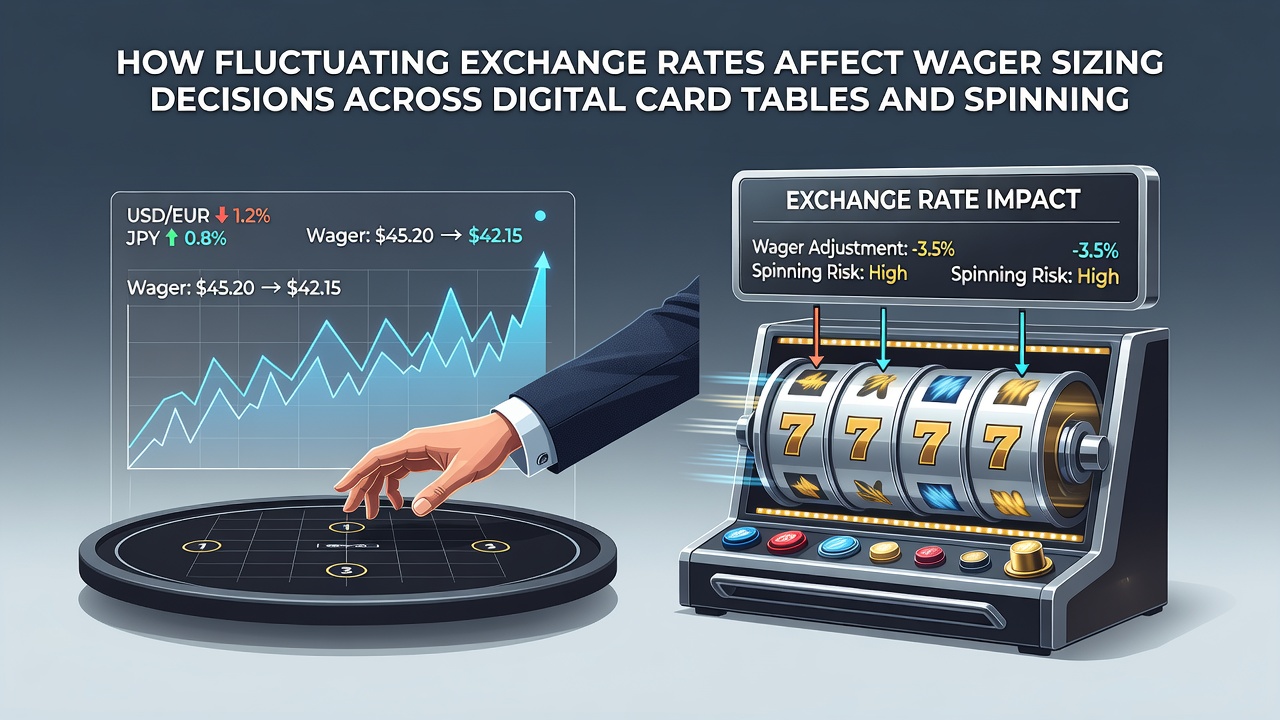 Analytics dashboard illustrating wager adjustments linked to live exchange rate fluctuations in online gaming