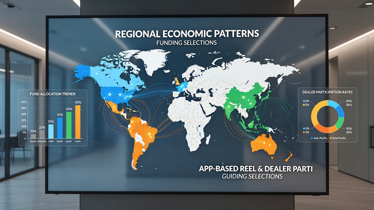 Chart displaying funding method adoption rates by economic region for app-based gaming